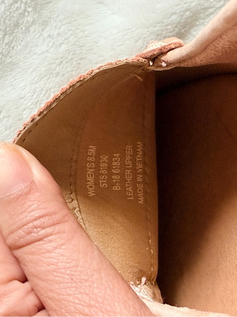 Sperry Seaport Top-sider Women's Blush Leather Penny Loafer - Picture 5 of 9